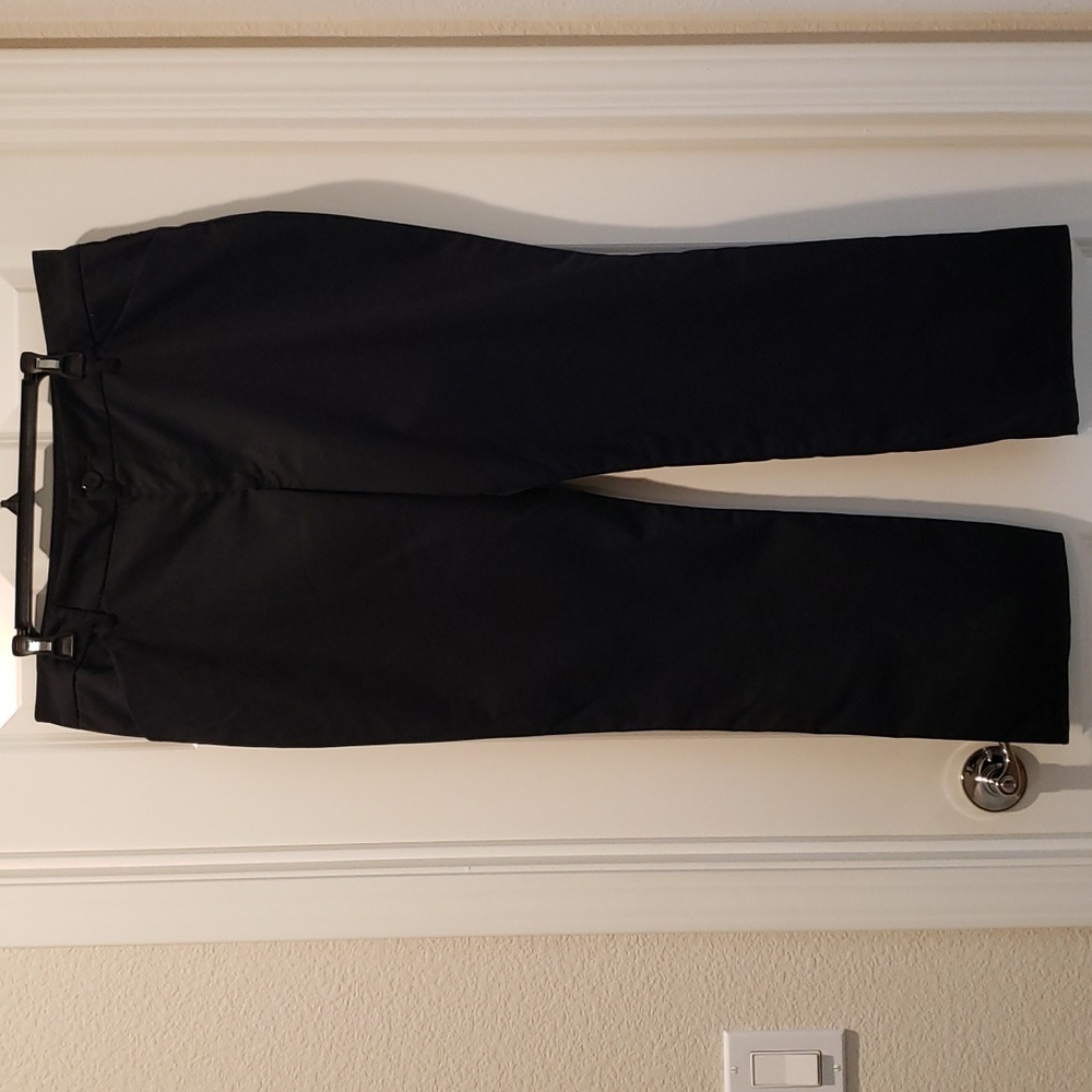 WOMEN'S LEE RELAXED FIT STRAIGHT LEG BLACK PANTS